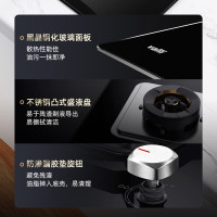 华帝(vatti)5.0KW火力燃气灶液化气大火力双眼灶嵌入式钢化玻璃离子熄火保护头JZY-i10073B