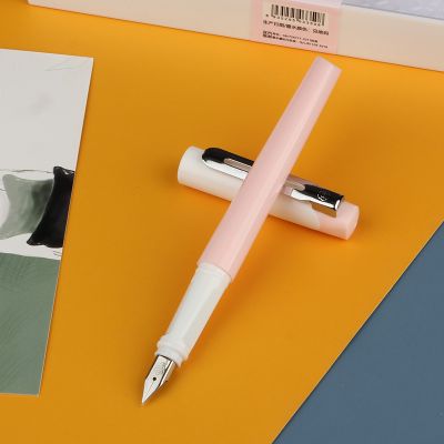 HERO英雄钢笔396B学生书写练字小学生三四年级可替换墨囊墨水铱金笔男士女生明尖0.38mm旗舰英雄牌钢笔 粉色