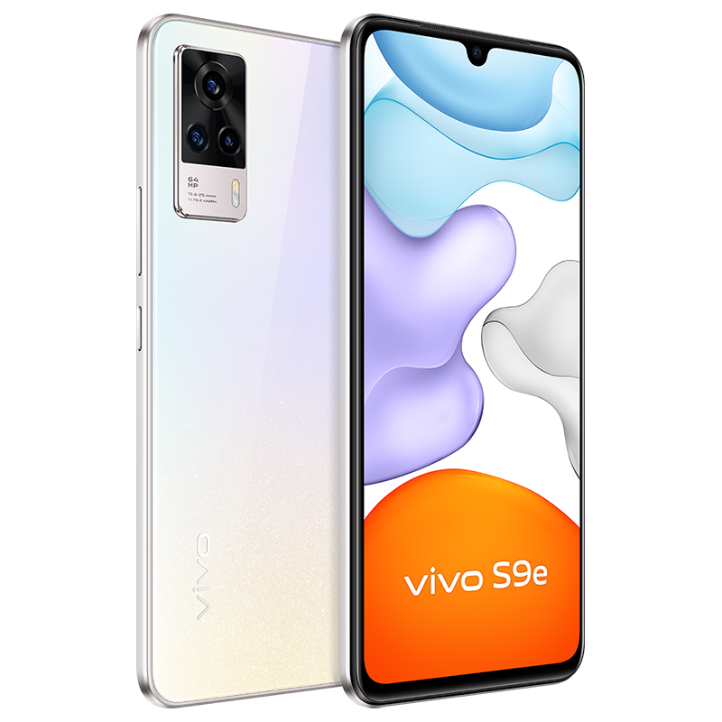 vivo S9e 5G新品 8GB+256GB 水光晶钻 5G全网通 3200万高清前摄 后置6400W超清三摄 内存融合8+3=11G运存 双模5G全网通手机