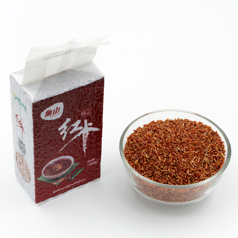 角山(JiaoShan) 生态红米 五谷杂粮 粗粮特产 糙米 新米粥米 红大米 500g
