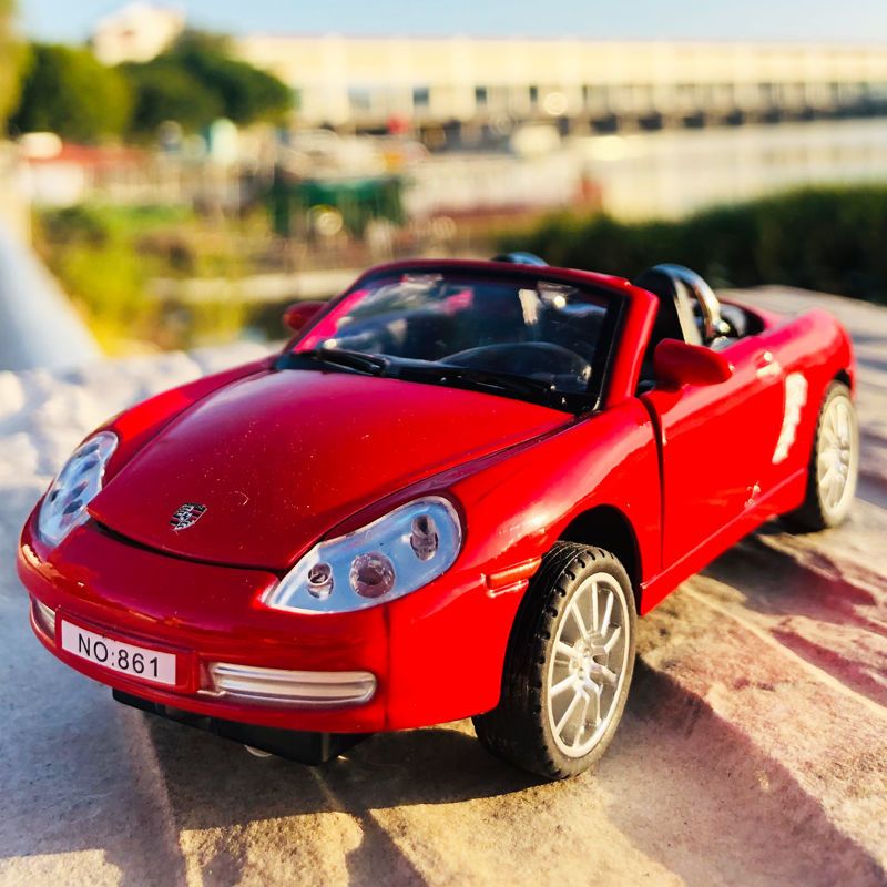 工厂库存清仓保时捷敞篷跑车模型摆件合金汽车模型儿童礼物玩具车