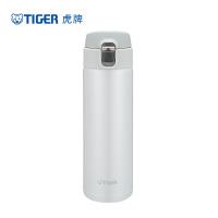 虎牌(tiger)保温杯 MMJ-A48C 480ml 雪白色WW 一键开启弹盖杯 轻量时尚水杯 保温保冷杯子