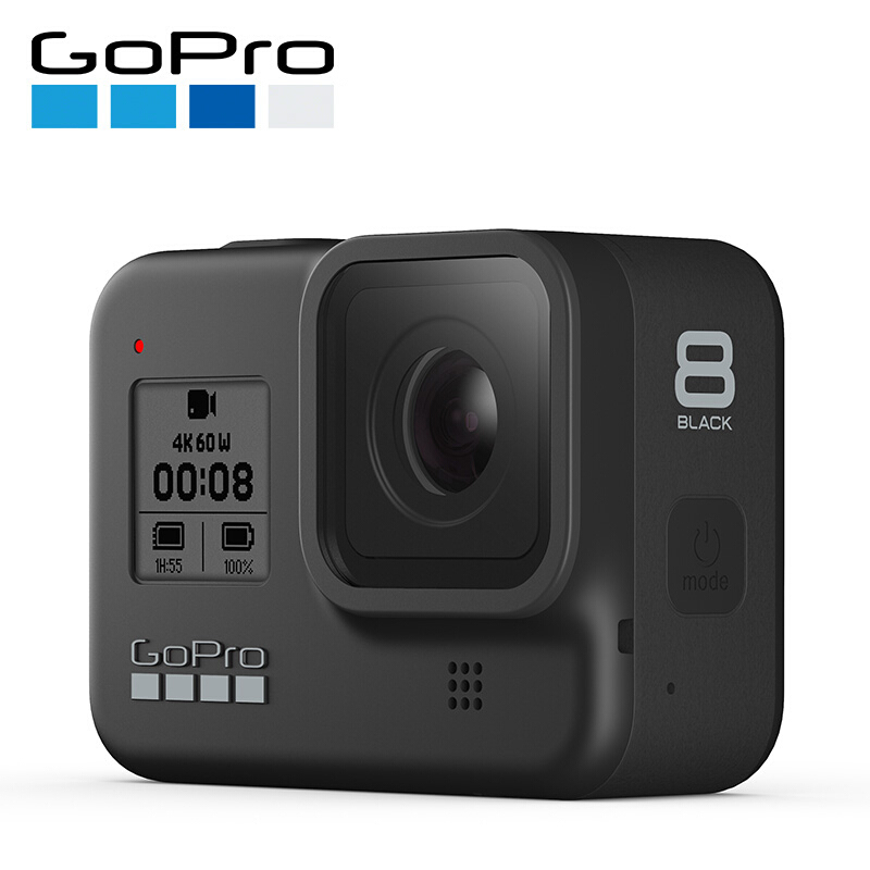 Gopro运动相机hero8 Black Gopro Hero8 Black黑色运动相机vlog 4k户外潜水 直播hypersmooth坚固耐用 防水 价格图片品牌报价 苏宁易购亿洲创新数码专营店