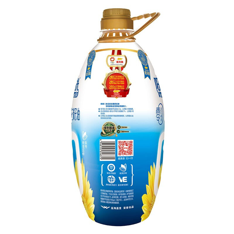 金龙鱼零反式脂肪葵花籽油4L