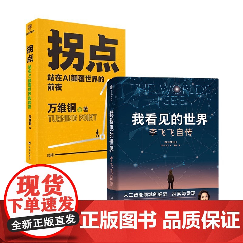 我看见的世界+拐点站在AI颠覆世界的前夜 万维钢 李飞飞著 The Worlds I See 计算机控制仿真与人工智能高清大图