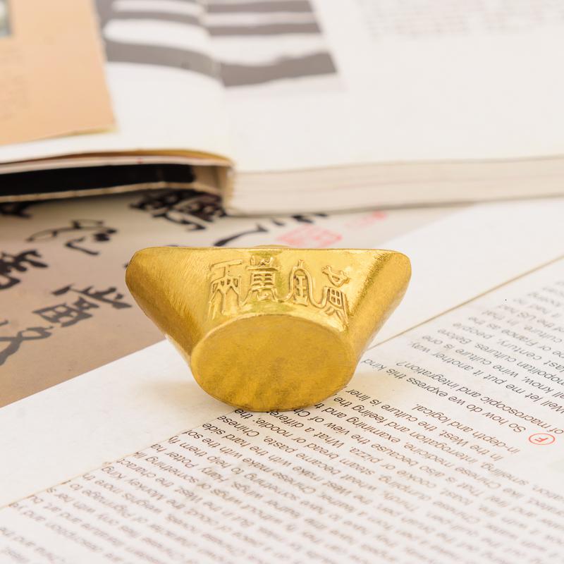 美帮汇铜元宝摆件 金万两金元宝家居装饰工艺品开业礼品高清大图