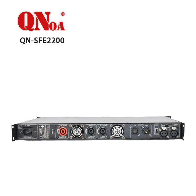 QNOA 启诺QN-SFE2200 立体声四通道数字功率放大器200W 灰(台)