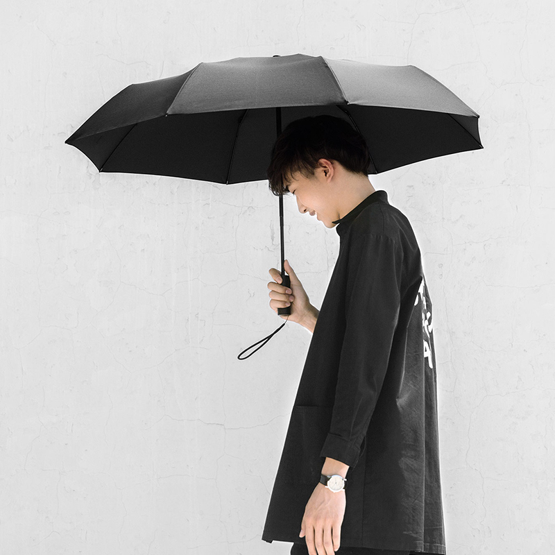 小米自动折叠伞雨伞女短柄晴雨两用防雨防晒太阳伞