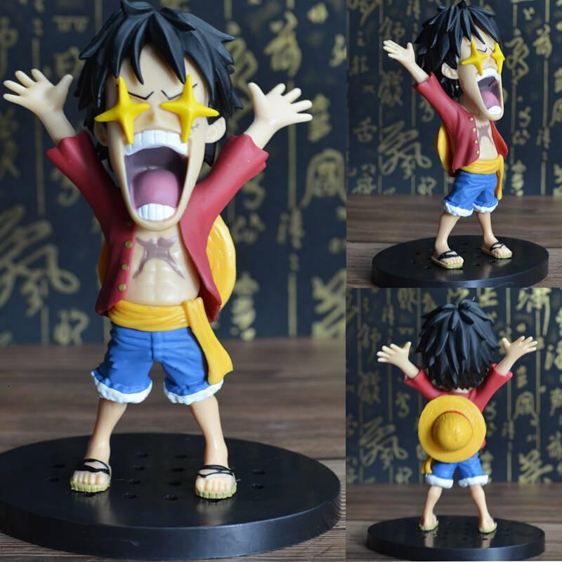 onepiece手办路飞四档二档三档蛇人海贼王公仔动漫生日摆件黑色