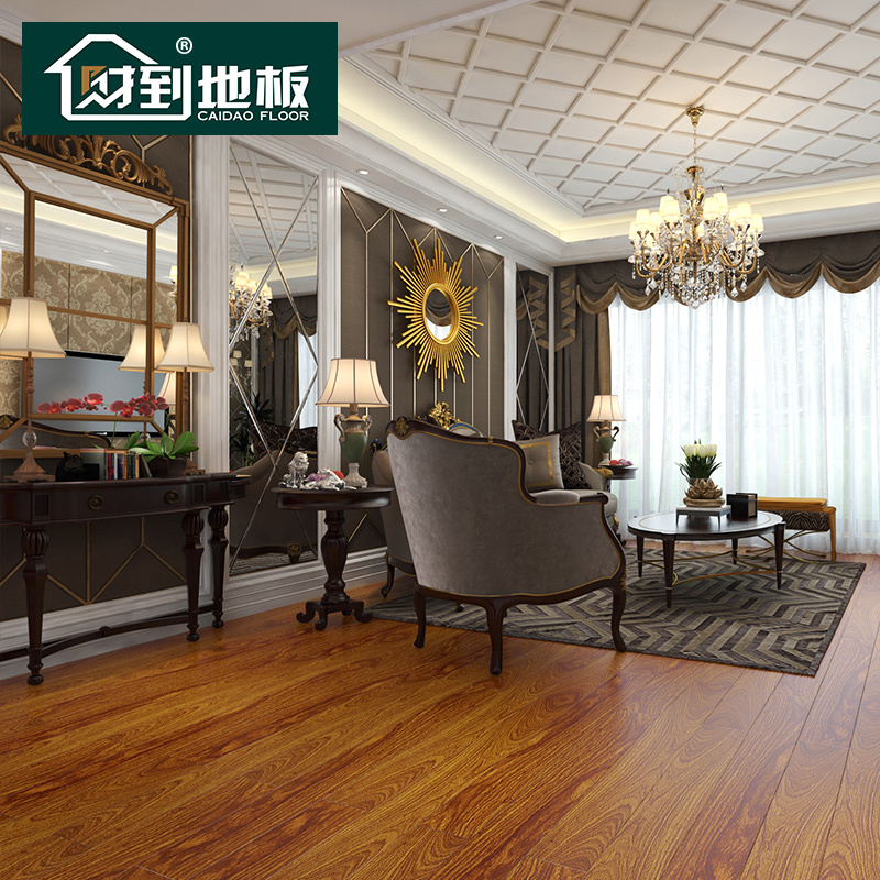 财到 Cai Dao 地板财到世界名木非洲花梨实木多层木地板红木典藏厂家直销 价格图片品牌报价 苏宁易购财到官方旗舰店