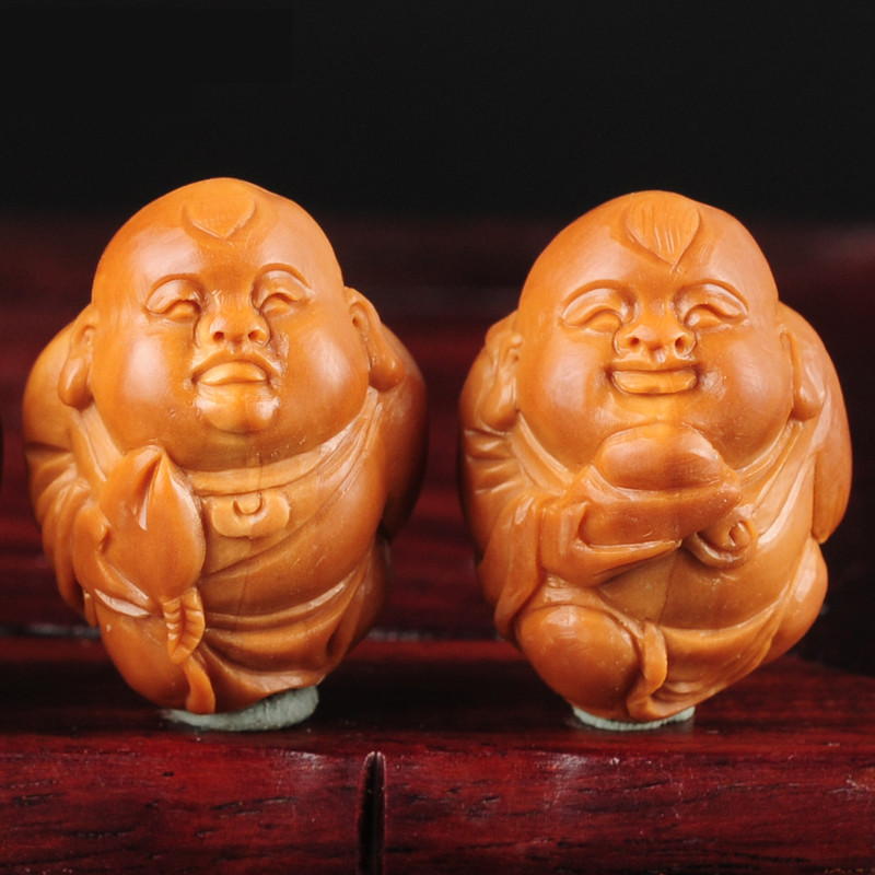 橄榄核手串童子拜寿核把玩手持手串男款橄榄胡手环饰品送女朋友七夕情人节礼物