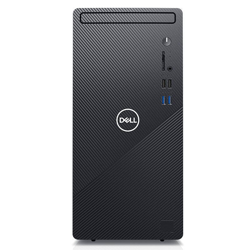 戴尔(DELL)Ins 3880-R13N8B台式电脑酷睿™i3高性能家用办公商务高效学习 灵越台式机电脑主机(i3-10100 8GB内存 256G SSD+1TB机械硬盘)