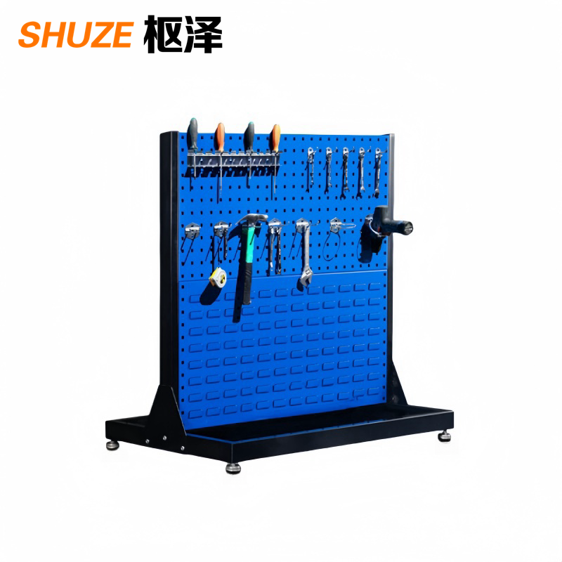 枢泽 洞洞板五金工具架 两层双面 个