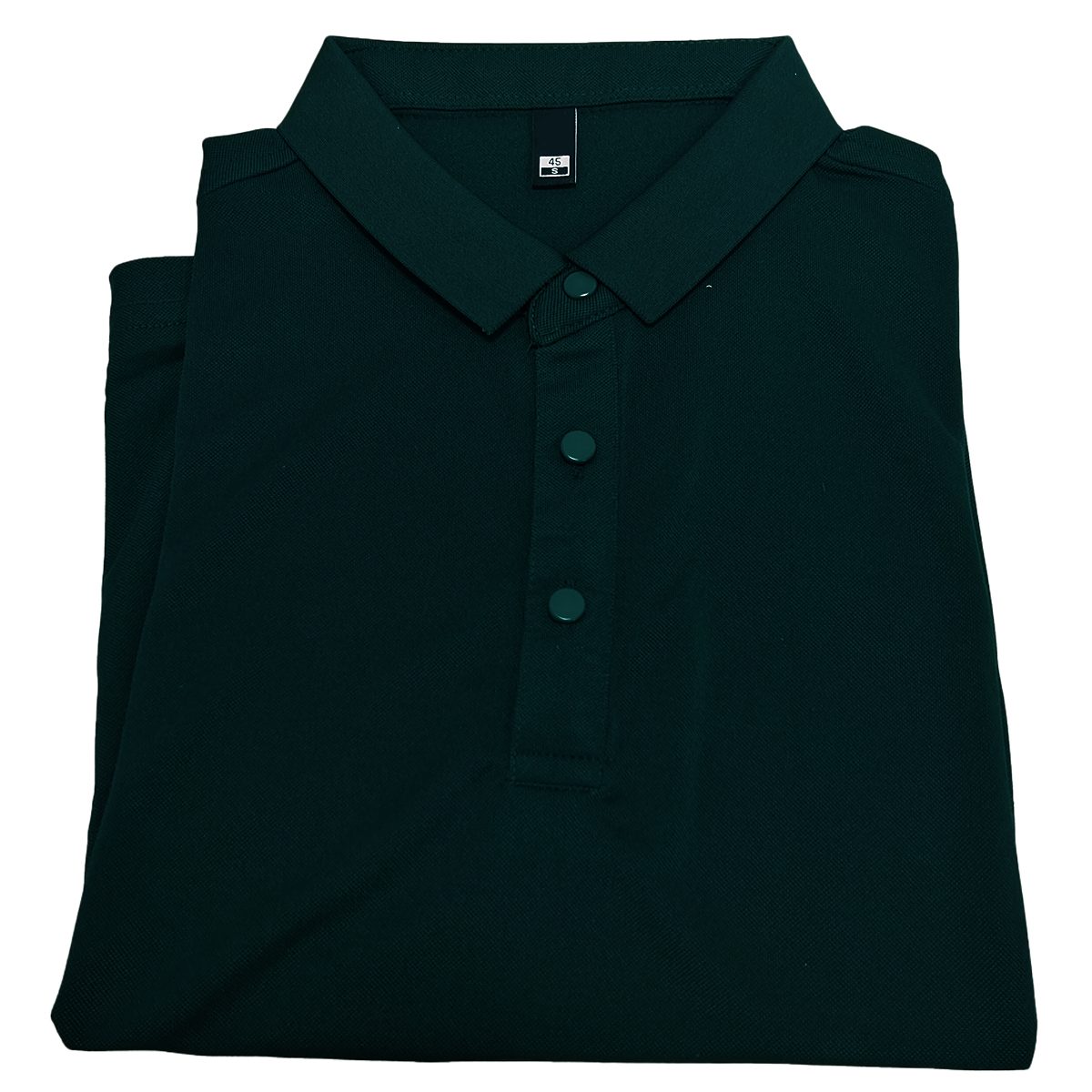 鸽护 短袖POLO定制 仿棉墨绿 件高清大图