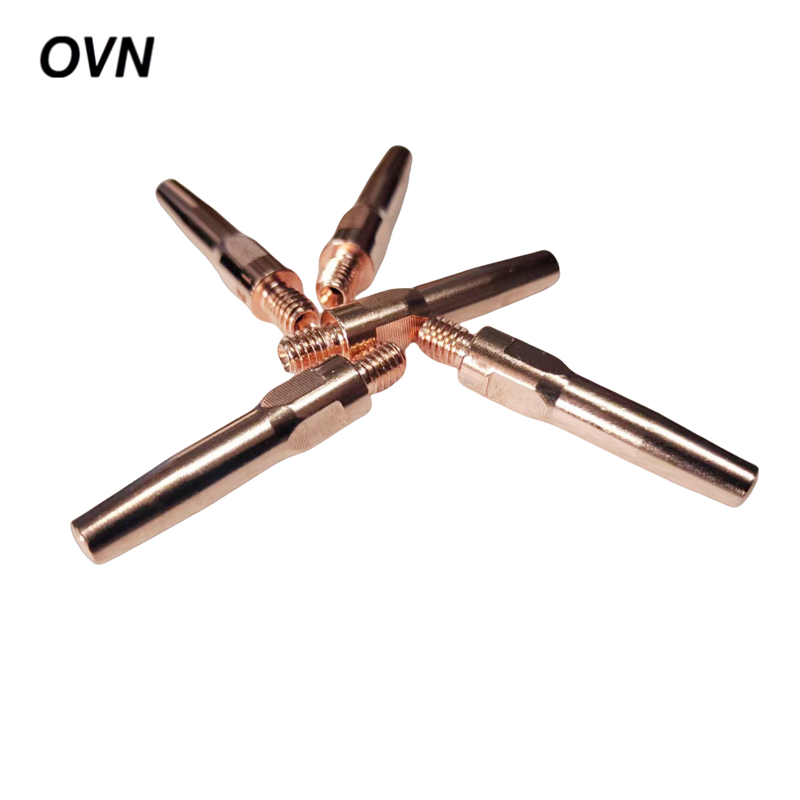 OVN 气保焊导电嘴 铬锆铜M6*45*1.6mm(10支一盒) 盒高清大图