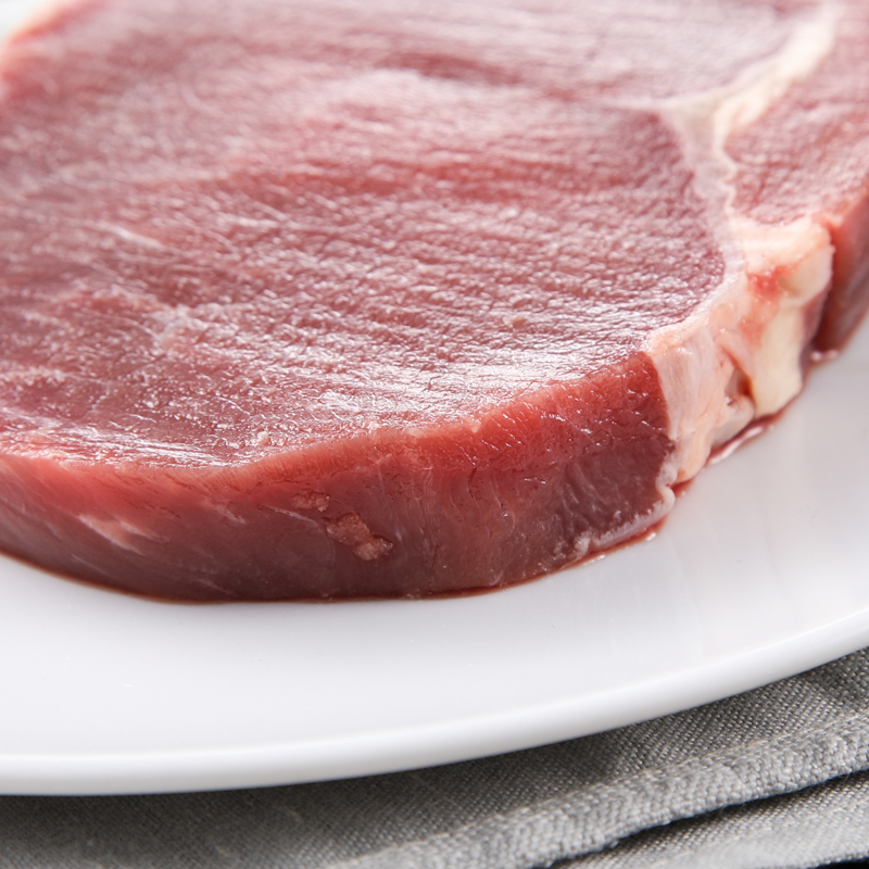 悠司坊澳洲进口原肉整切牛肉生鲜 安格斯原切眼肉牛排180g