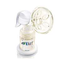 飞利浦 AVENT 吸奶器 经典系列新安怡花瓣按摩垫手动吸乳器PES SCF300/88