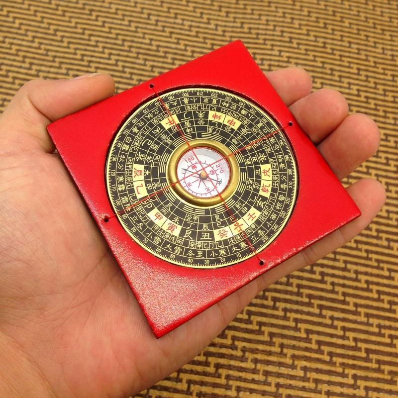 香港通胜2寸风水罗盘入级罗经仪三元三合综合盘