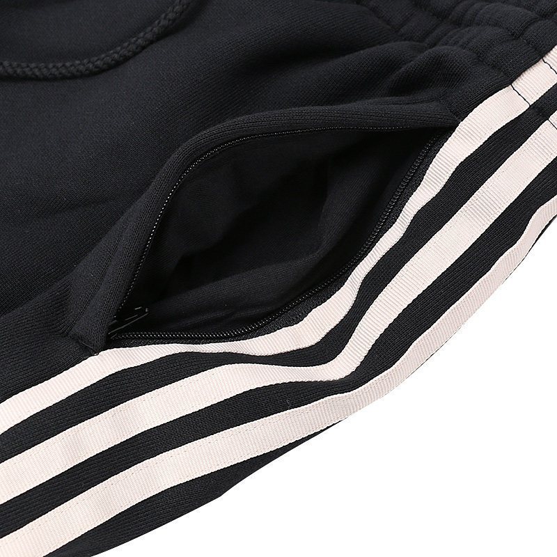 阿迪达斯(adidas)女士三叶草运动休闲宽松束脚长裤DH4212
