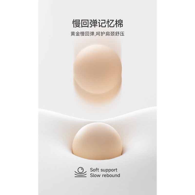 最生活 云感深睡记忆棉枕 Z-2202 42*70*8cm高清大图