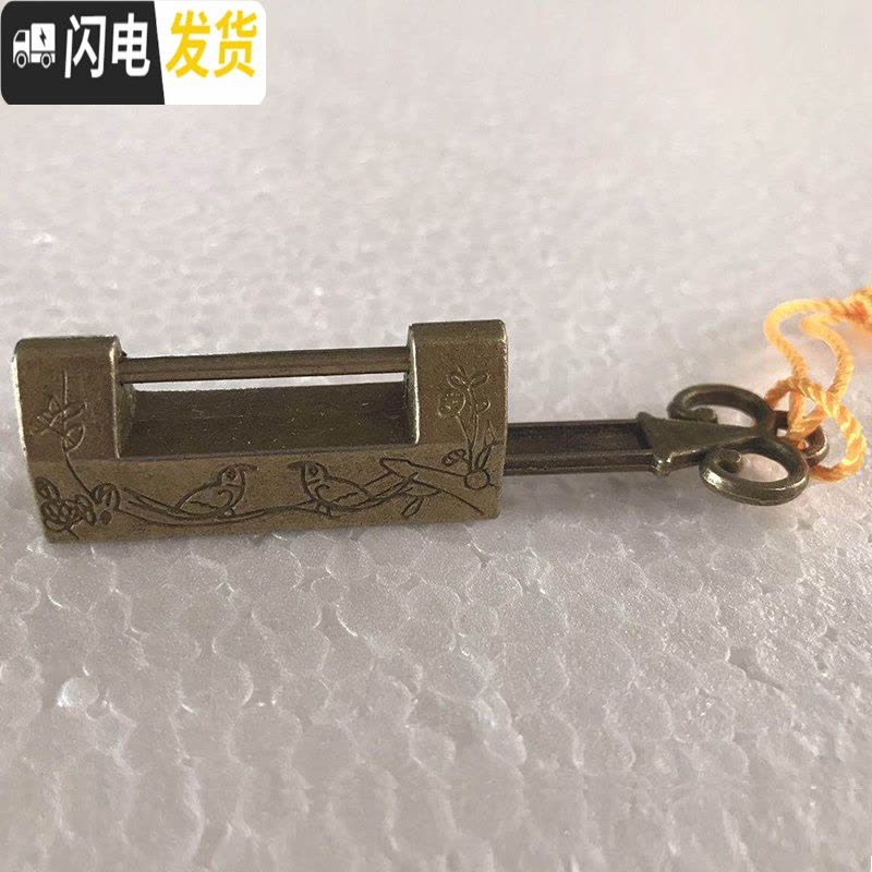 三维工匠复古做旧木箱整理箱储物木箱客厅边几橱窗陈列收纳带锁储物箱皮箱图片