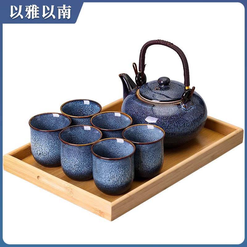 以雅以南 茶壶套装 一壶六杯 套高清大图
