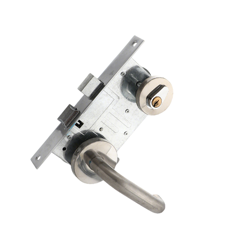 围达 双面开安全消防门锁 不锈钢防火锁单开 把高清大图