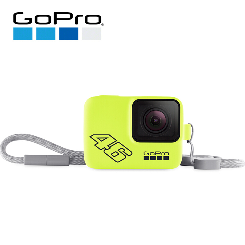 GoPro 硅胶保护套(黄色)+挂绳