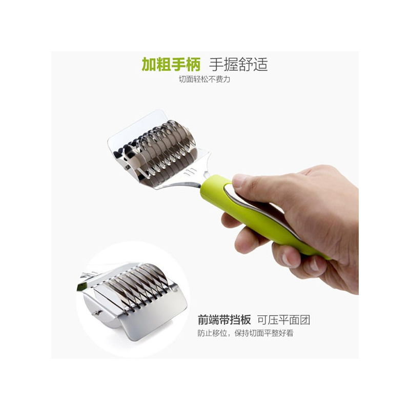 不锈钢小型压面条器手动面条机手工压面机模具切面器碎蒜蓉姜蓉|2个装不锈钢手柄款