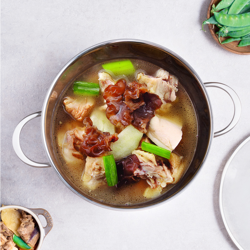 德国双立人炒锅不粘锅具套装7件套厨房不锈钢刀具平底锅不粘煎锅家用