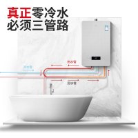 索普恩(SOOPOEN)零冷水 燃气热水器天然气家用12升水气双调恒温即热V系列