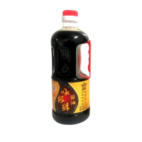 【中华特色】山东馆 王家园子 黄豆酱油800ml+味极鲜800ml 组合装 生抽老抽 华东