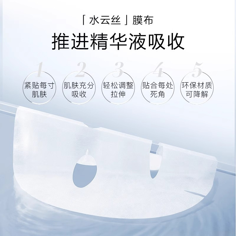 森田玻尿酸复合面膜保湿深层补水面膜烟酰胺积雪草精华滋润原液