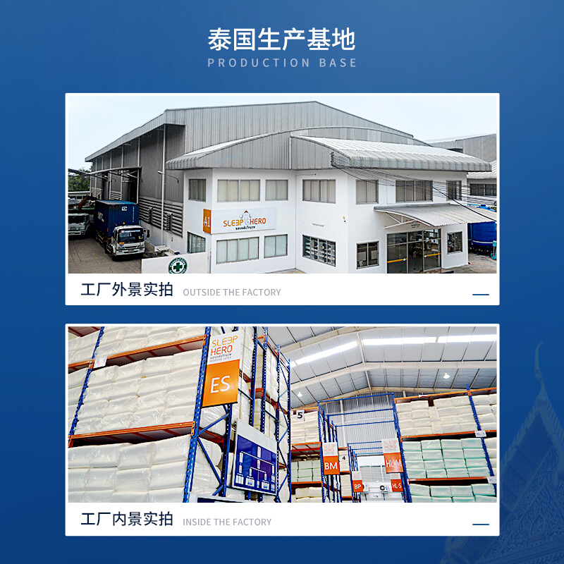 睡眠英雄(SleepHero)[泰国原装进口]高低按摩枕高款单只高清大图