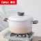 德铂(Debo)卡布奇诺精铁汤锅24cm有盖DEP-951