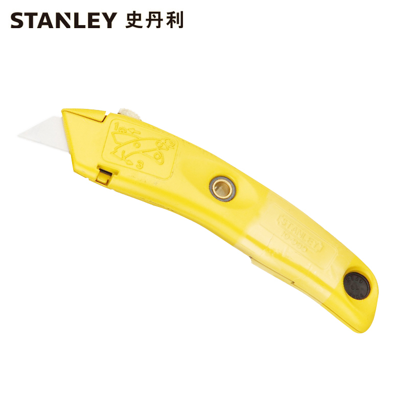 史丹利STANLEY 旋转割刀重型美工刀不锈钢裁纸刀工业级壁纸刀 墙纸刀带刀片实用割刀 10-989-23