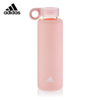 阿迪达斯(adidas)玻璃水杯 耐热水杯男女学生茶杯便携式户外健身运动水壶410ml