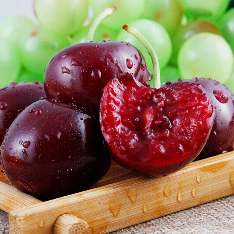 大土澳 智利 车厘子进口车厘子大樱桃 1000g盒装 单果径约26-28mm 顺丰直送