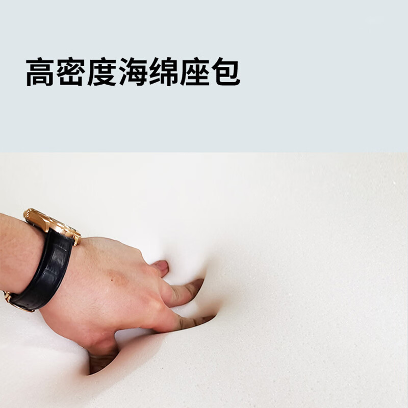 域赢北欧布艺沙发客厅整装简约现代小户型沙发海绵米白色1.8m款