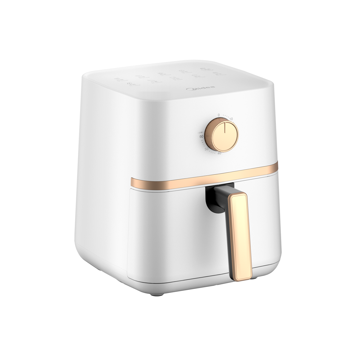 美的(Midea)空气炸锅家用4.2L大容量旋钮操作家用智能定时温控薯条炸鸡空炸锅 KZE401X9 1400W(台)高清大图