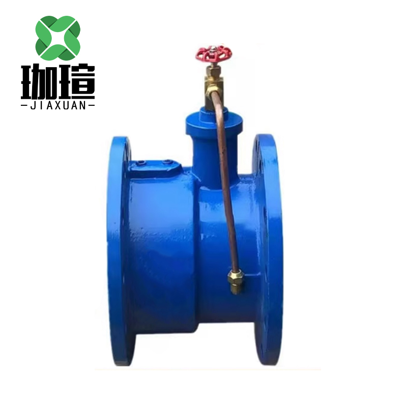 珈瑄 HH48X-16微阻缓闭蝶式止回阀 斜密封球墨铸铁消声微阻重锤缓闭 DN100 个高清大图