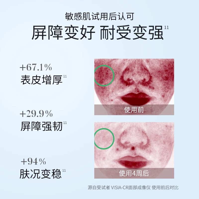 溪木源 山茶花舒敏修护精华霜(清爽版) 30g高清大图