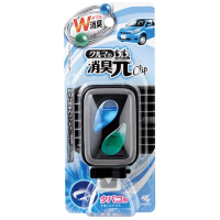 [临期清理,介意勿拍]KOBAYASHI 小林制药 车载香水空气清新剂 蓝色+绿色 银离子除烟清香 4.6ml