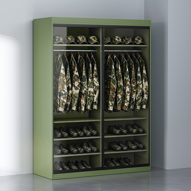 鑫金虎 装备柜实木颗粒板装备架野外救援物资器材分类储物柜160cm高清大图