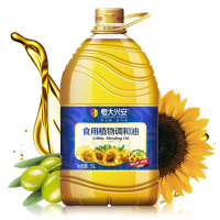 恒大兴安 葵籽橄榄食用调和油5L 桶装家用 清淡不油腻 植物调和油 家庭装