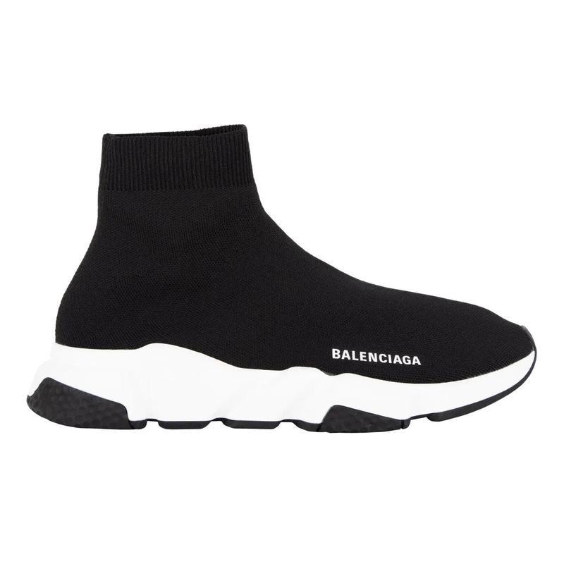 巴黎世家(Balenciaga)黑色速跑鞋轻便缓震女款运动休闲鞋