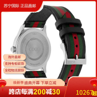 古驰Gucci男表 G-Timeless 皮带表带小蜜蜂图案手表男 时尚商务 简约休闲男士石英表YA1264079
