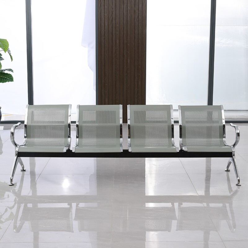 绵冠MIANGUAN机场椅候车椅连排椅医院候诊椅输液椅银行等候椅 四人位