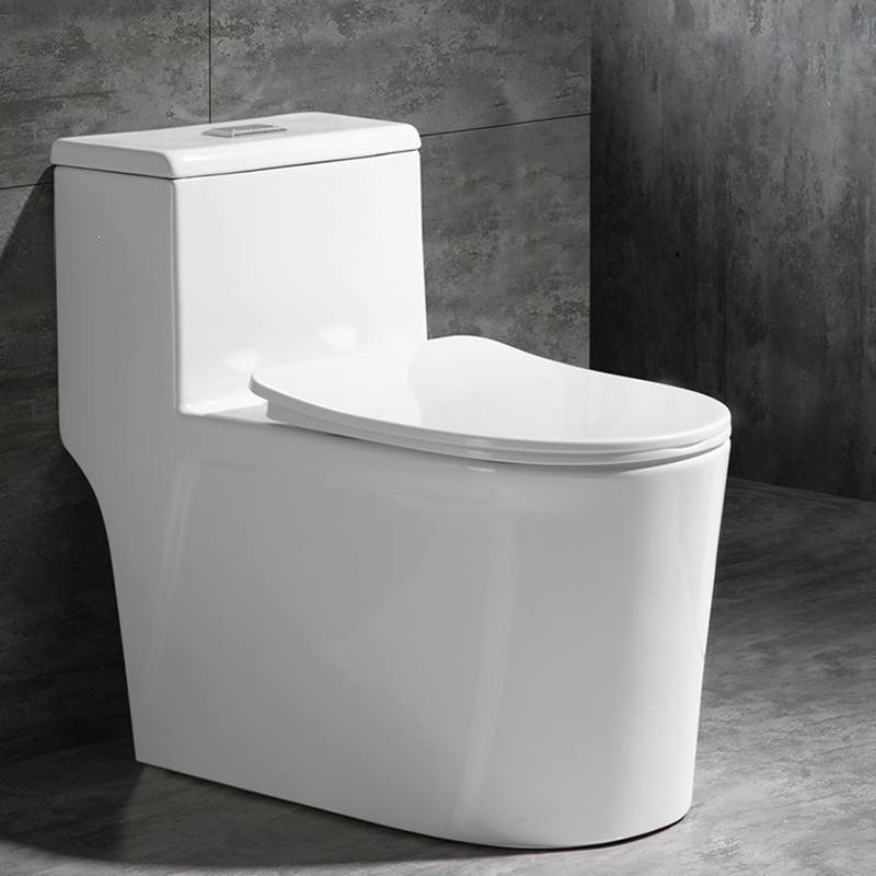 闪电客家用抽水马桶陶瓷坐便器虹吸式坐厕大管道卫浴座便器