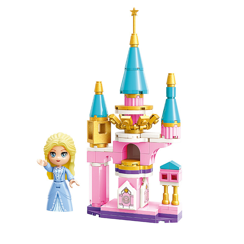 启蒙积木 莉娅 女孩拼装兼容 乐高玩具6-8-10-14岁生日 花海城堡(4合1